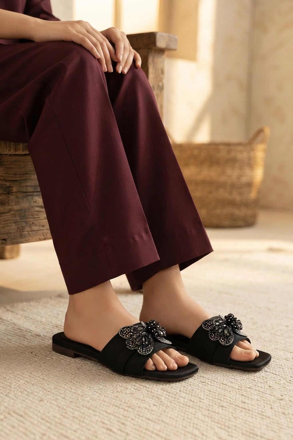 Fancy Slipper Black 0413800