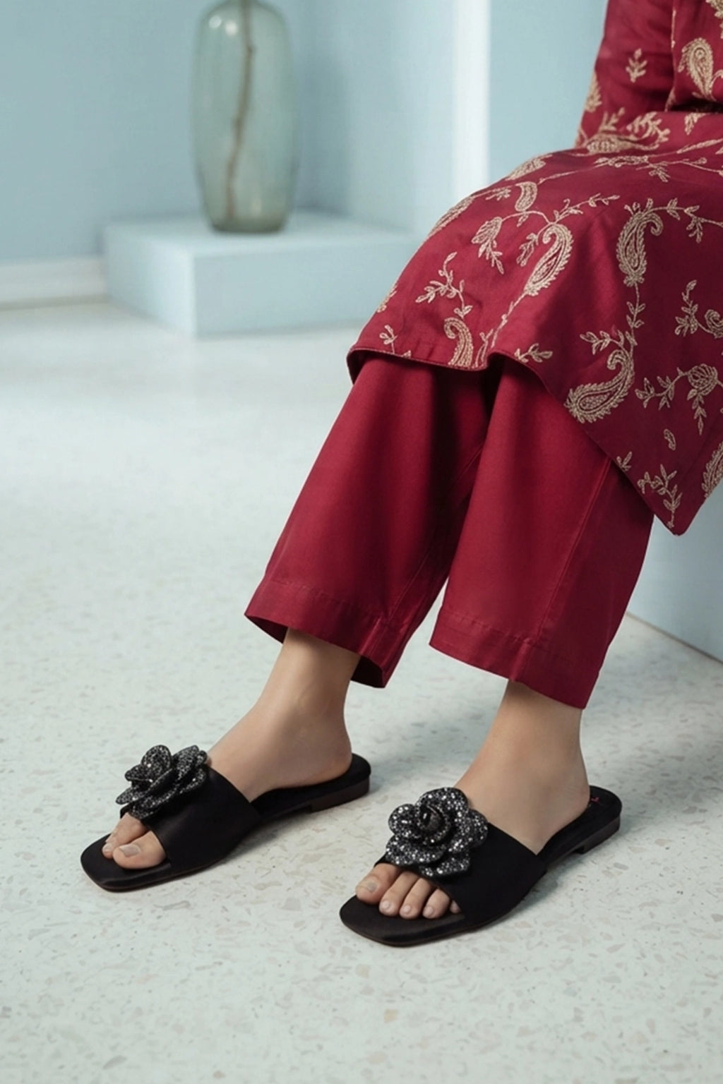 Fancy Slipper Black 0413852