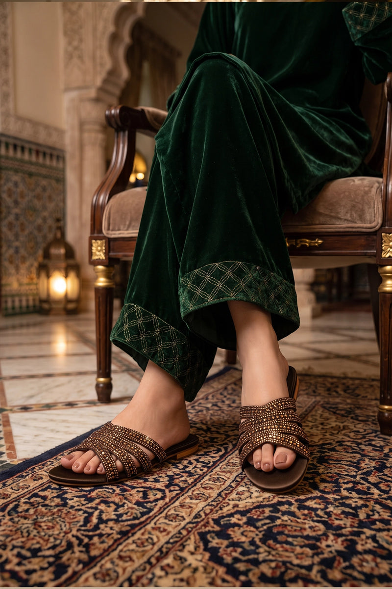 Fancy Slipper Brown 0413602