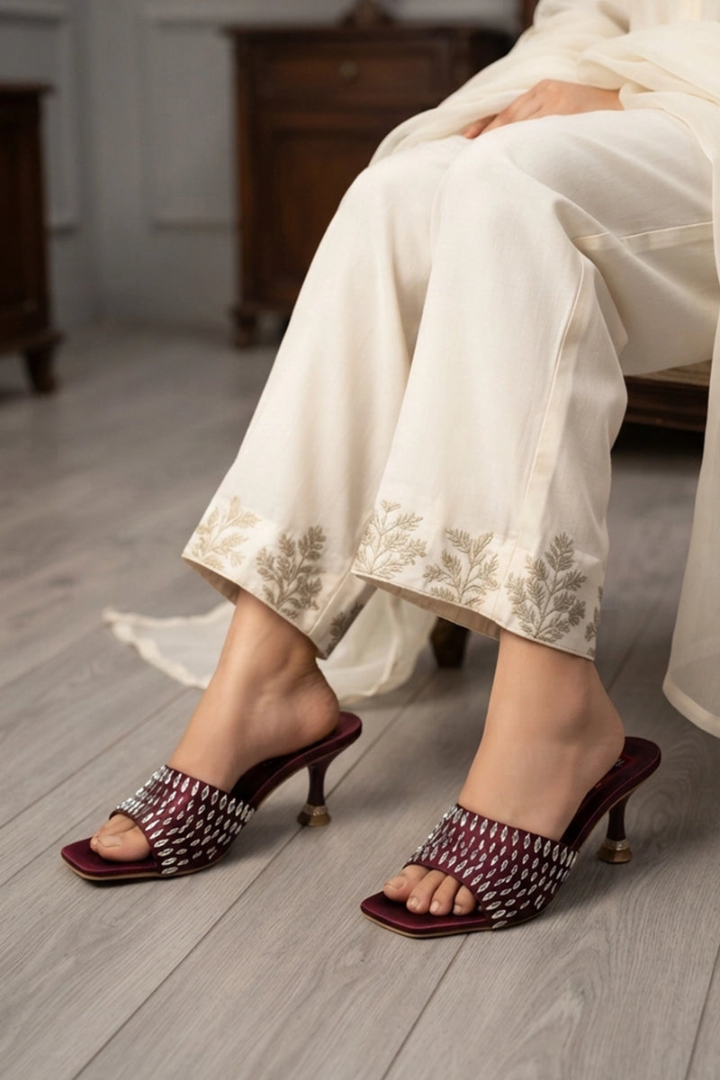Fancy Slipper Maroon 0413527