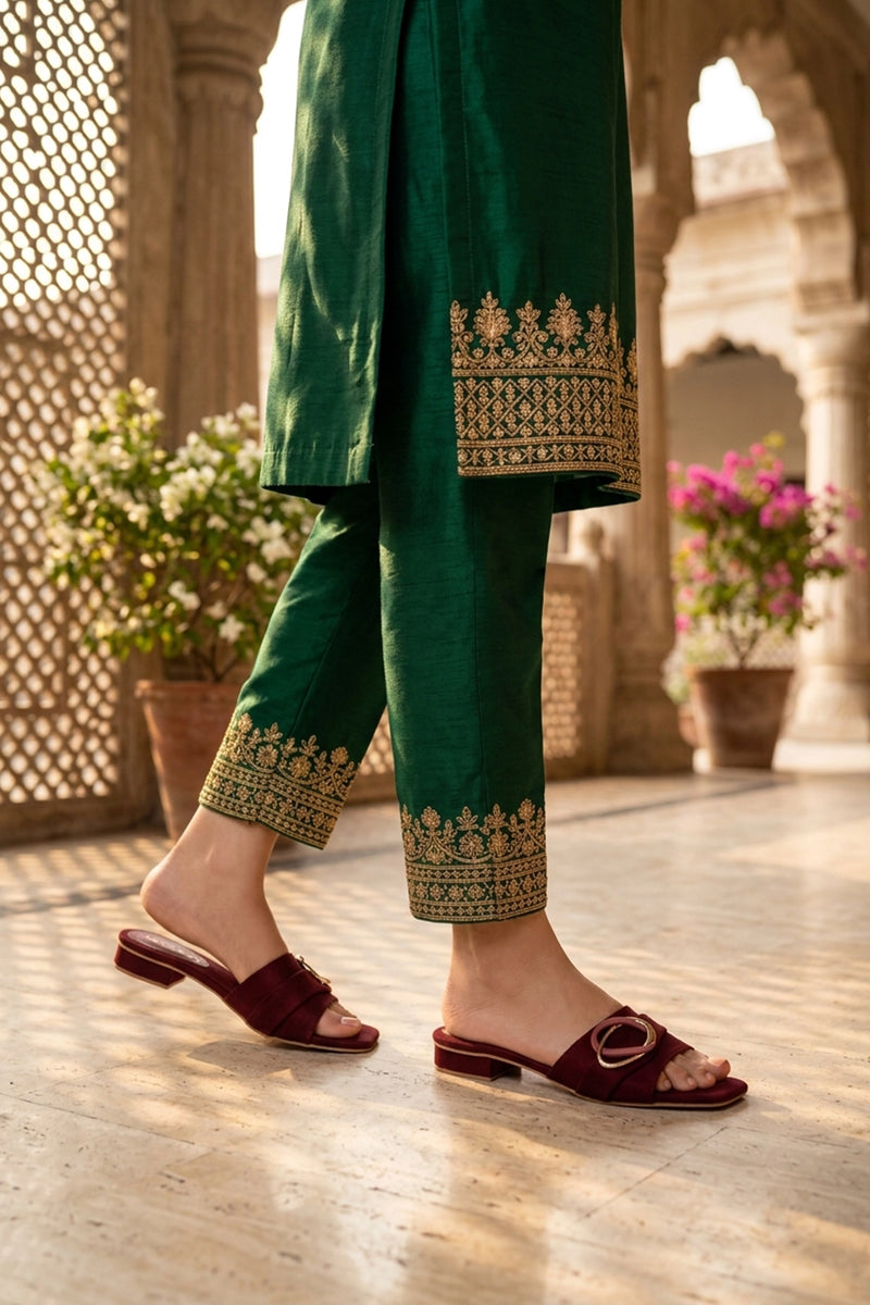 Fancy Slipper Maroon 0413546