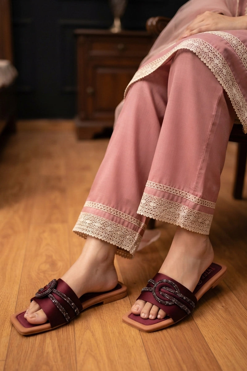 Fancy Slipper Maroon 0413565