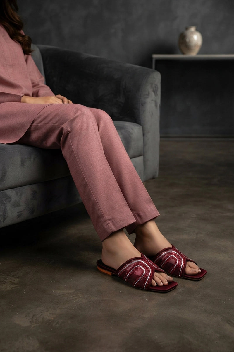 Fancy Slipper Maroon 0413603