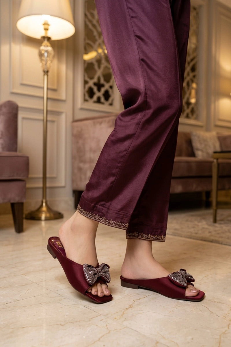 Fancy Slipper Maroon 0413664