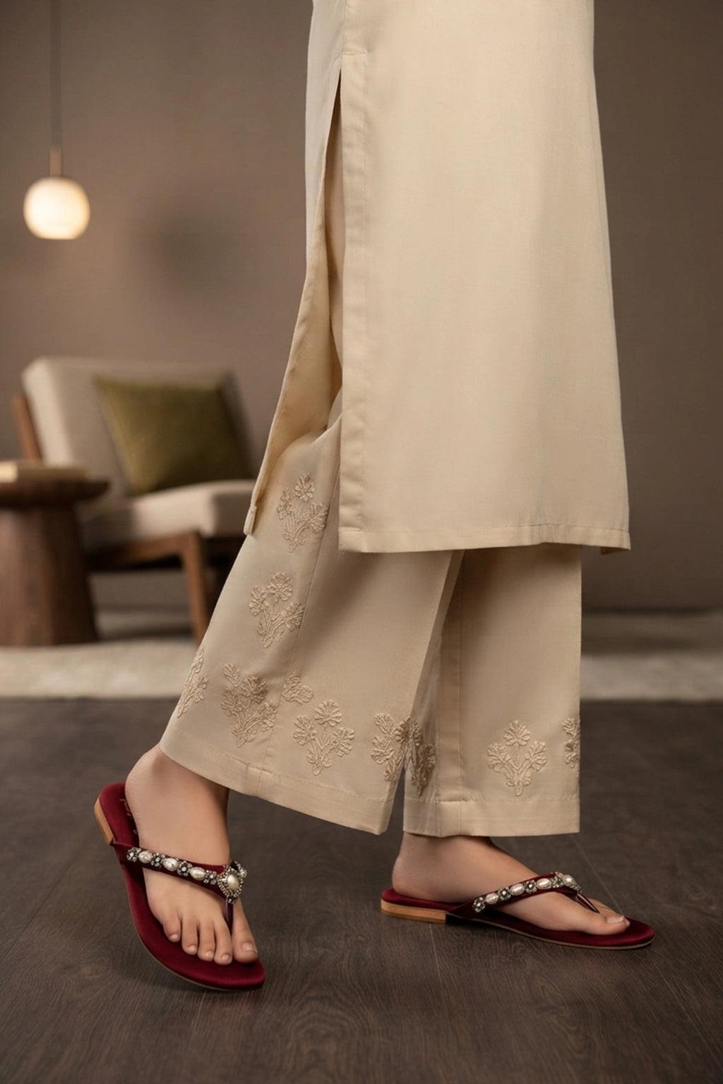 Fancy Slipper Maroon 0413714