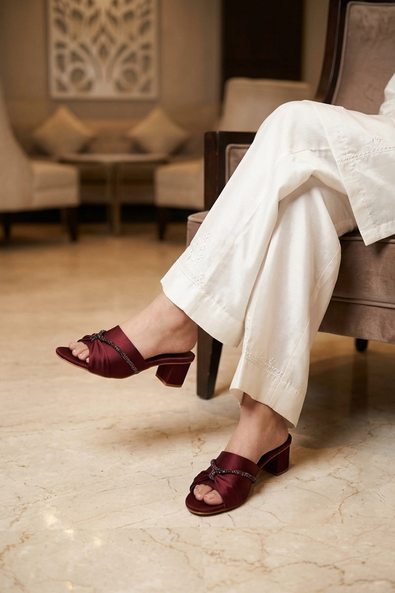 Fancy Slipper Maroon 0413762