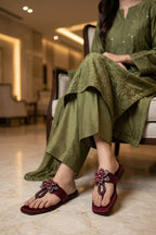 Fancy Slipper Maroon 0413799