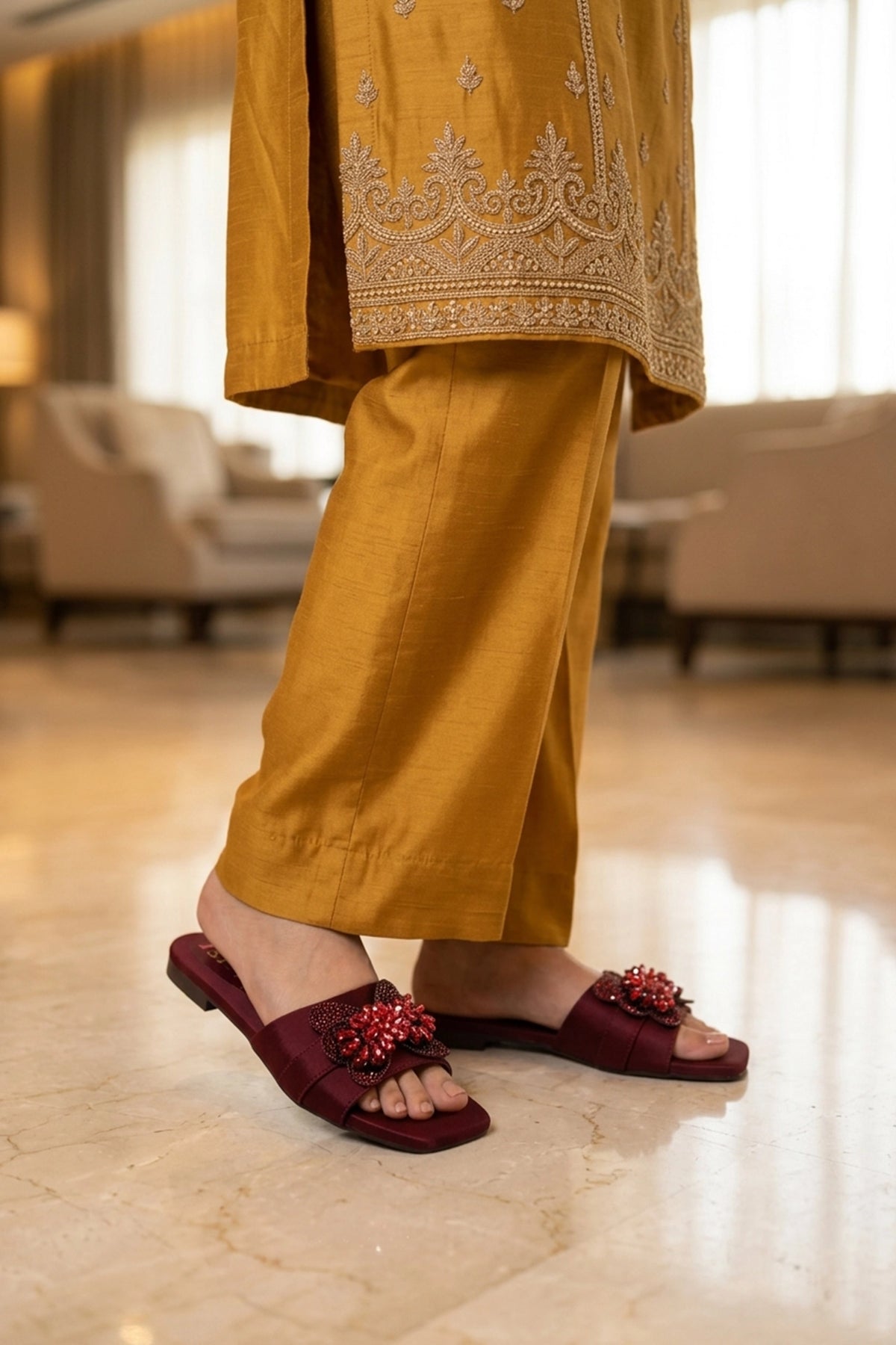 Fancy Slipper Maroon 0413800