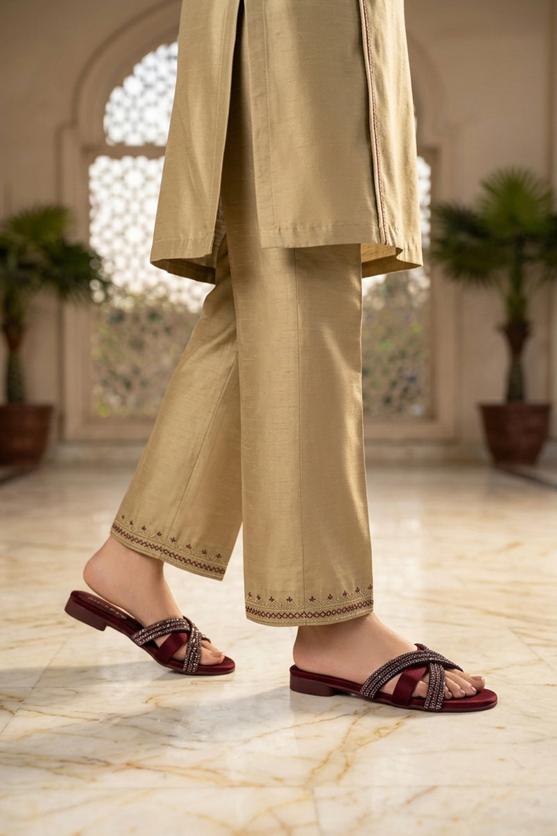 Fancy Slipper Maroon 0413824