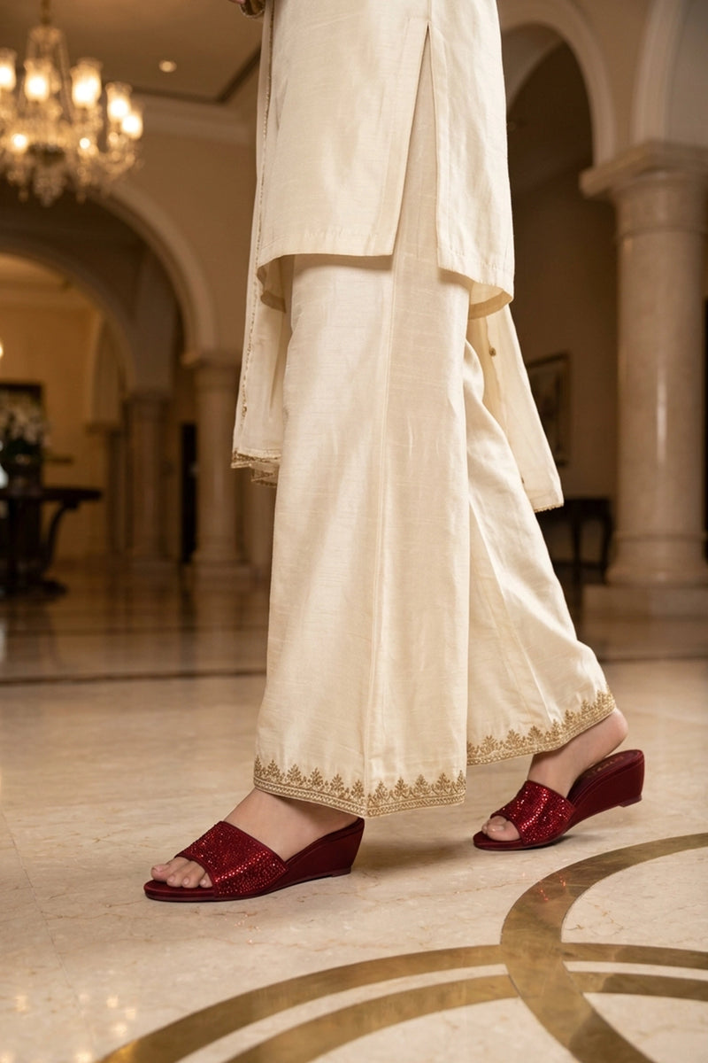 Fancy Slipper Maroon 0413979