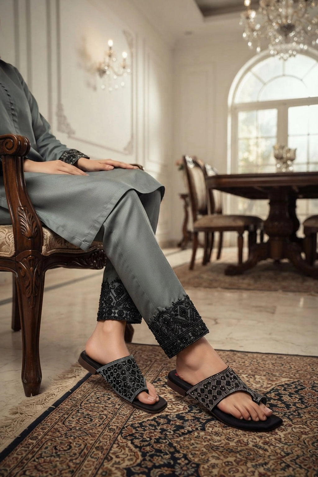 Fancy Slipper Black 0413682