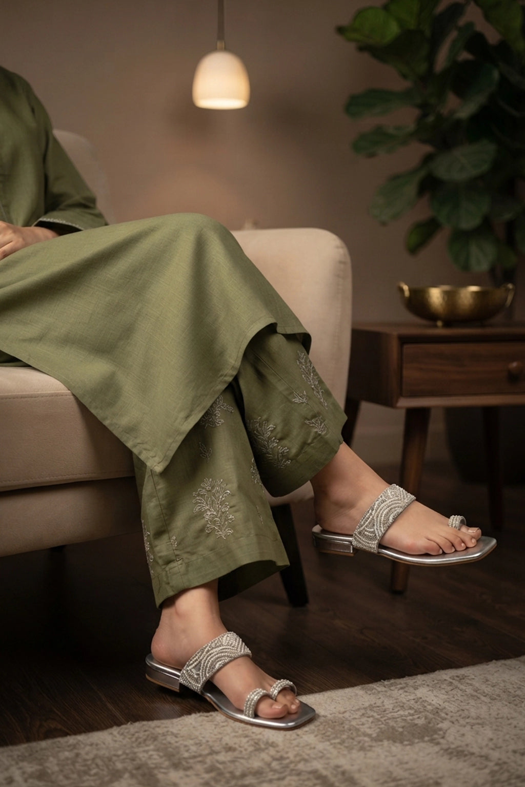Fancy Slipper Silver 0413629