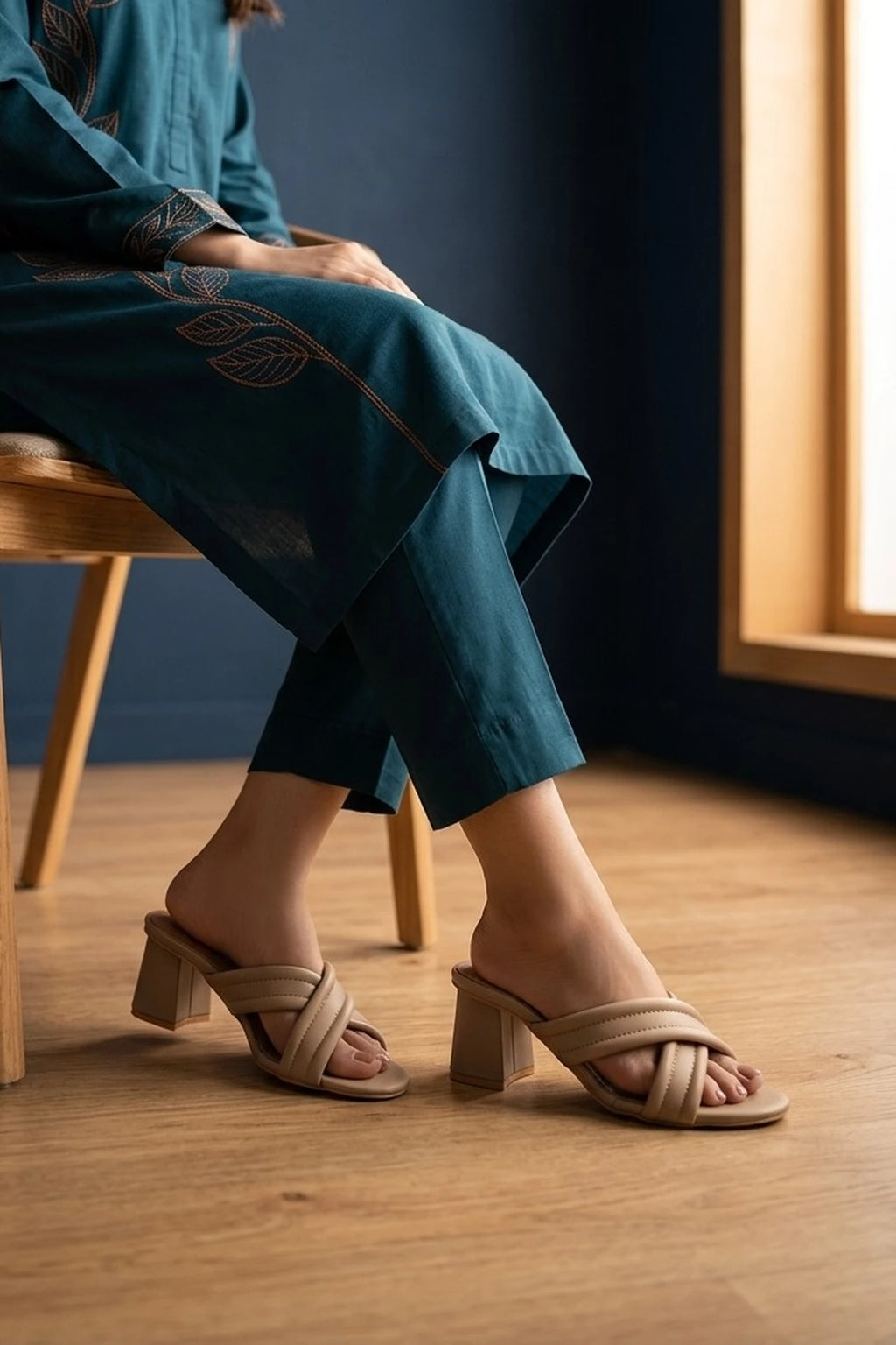 Fawn Casual Heel Slippers 0413390