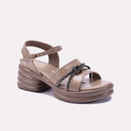 Fawn Chunky Heel Casual Sandals