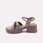 Fawn Chunky Heel Casual Sandals for Women