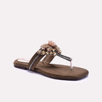 Fawn Fancy Flat Slippers