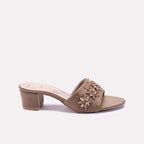 Women Fawn Fancy Heel Slippers