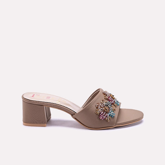 Women Fawn Fancy Heel Slippers