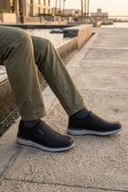 Flexi Step Black Sneaker Shoes 0120517