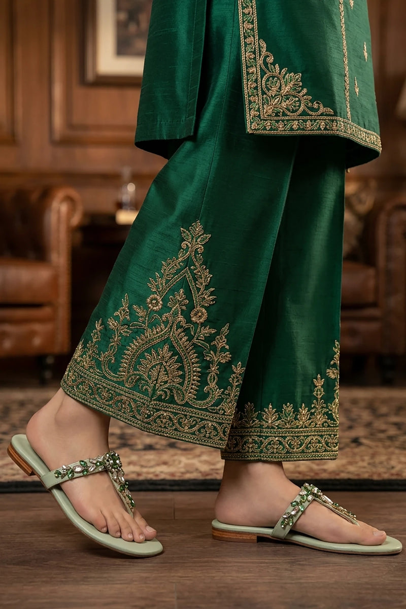 Fancy Slipper Green 0413615