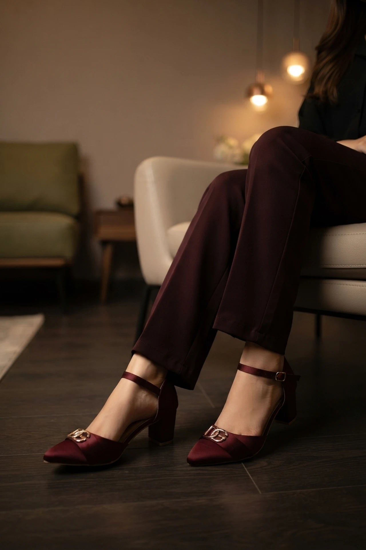 Casual Court Shoes Maroon 0450138