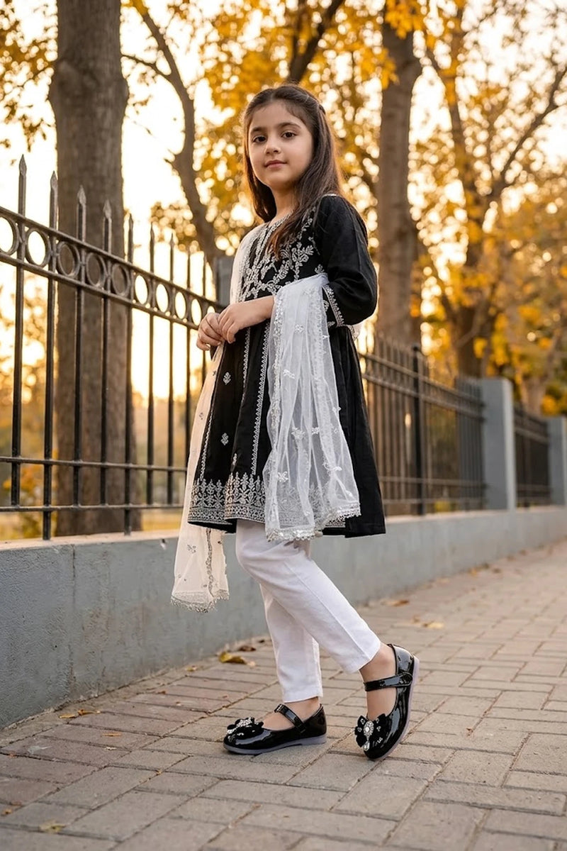 Girl Casual Pumps Black 0710720