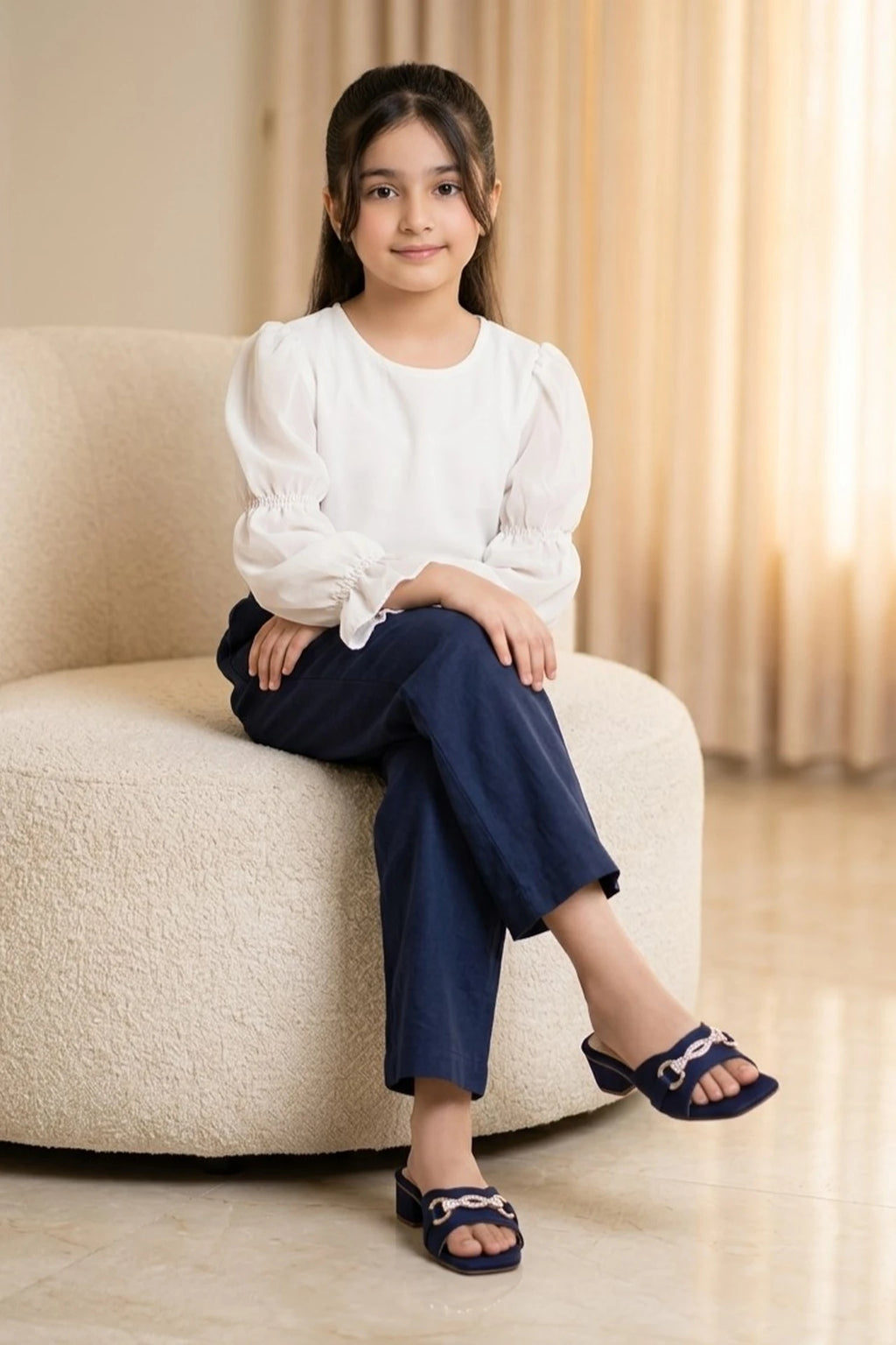 Girl Casual Slipper Blue 0730389