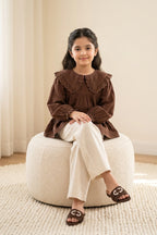 Girl Casual Slipper Brown 0730390