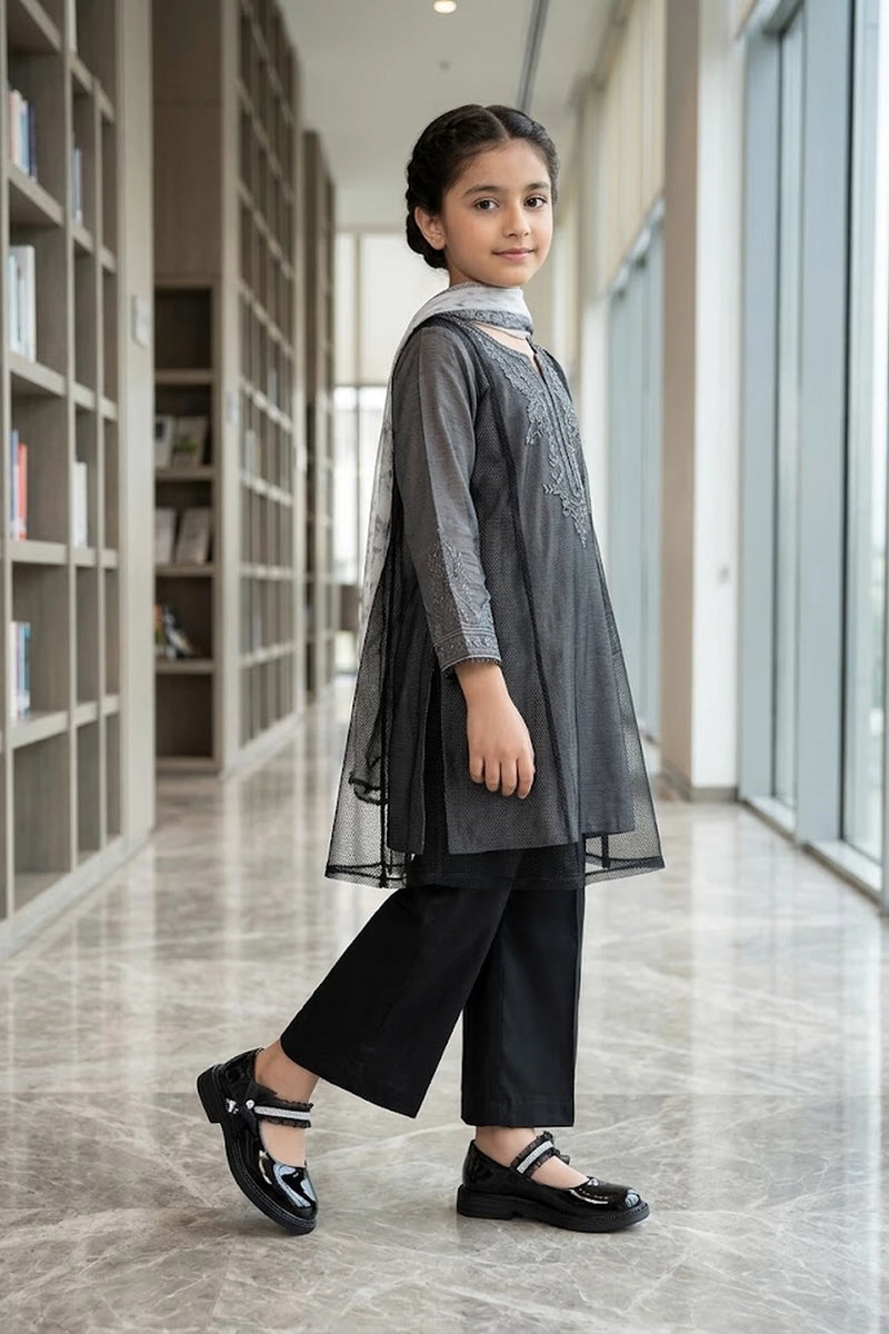 Girl Fancy Pumps Black 0710699