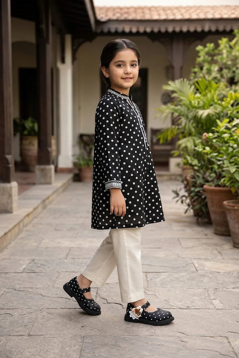 Girl Fancy Pumps Black 0710705