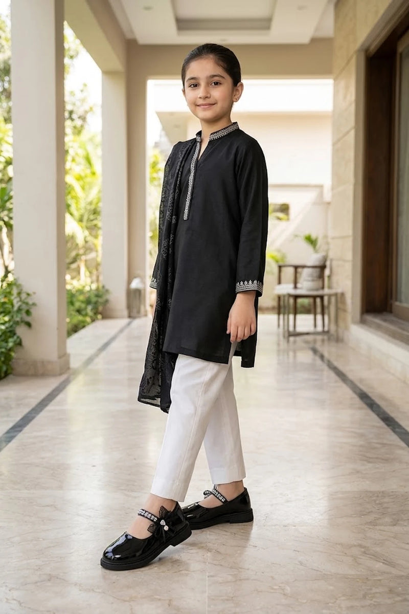 Girl Fancy Pumps Black 0710710