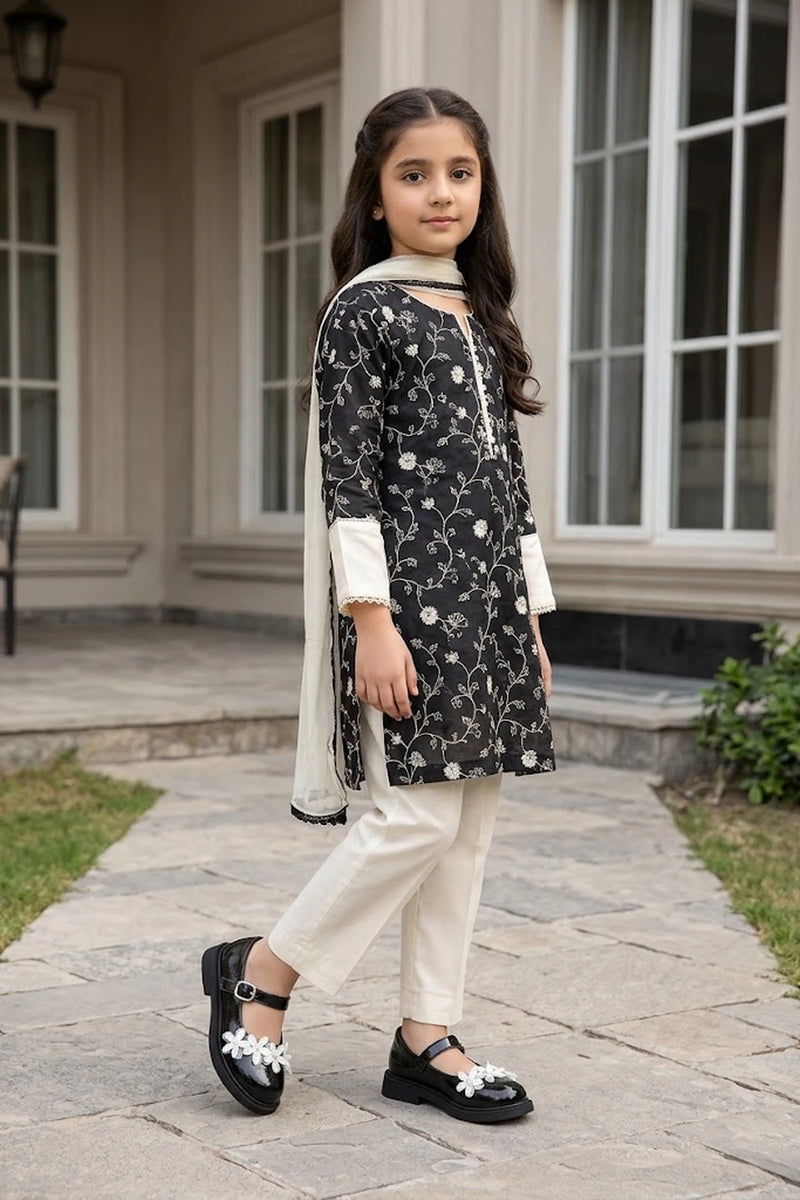 Girl Fancy Pumps Black 0710712