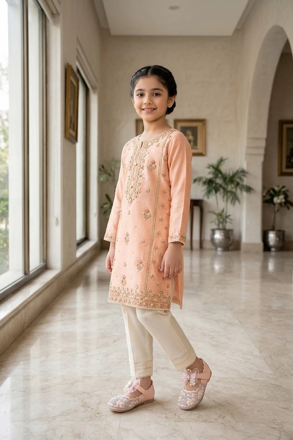 Girl Fancy Pumps Pink 0710722