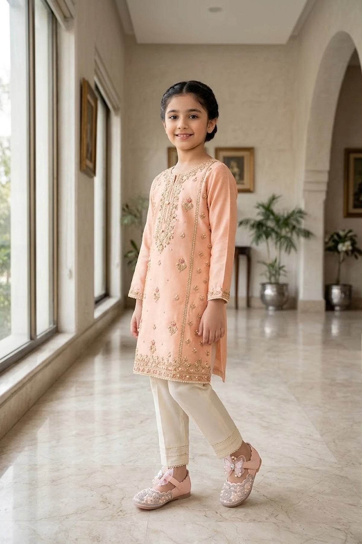 Girl Fancy Pumps Pink 0710722
