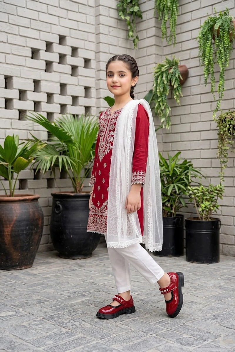 Girl Fancy Pumps Red 0710702