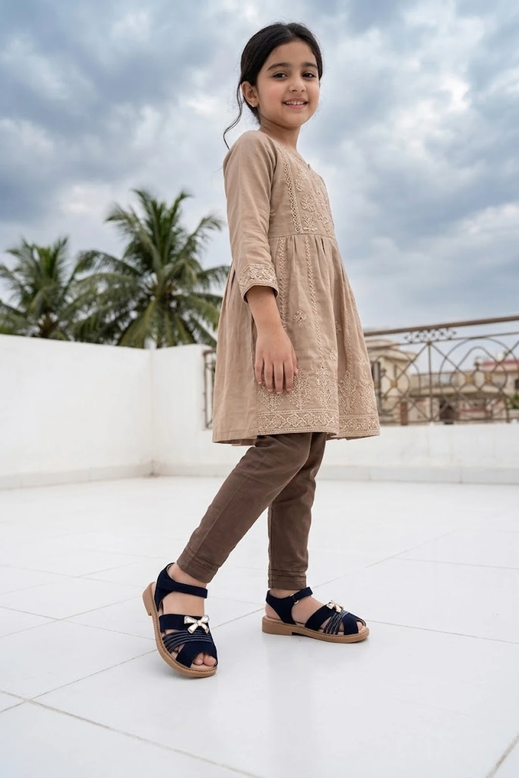 Girl Fancy Sandal Blue 0721214