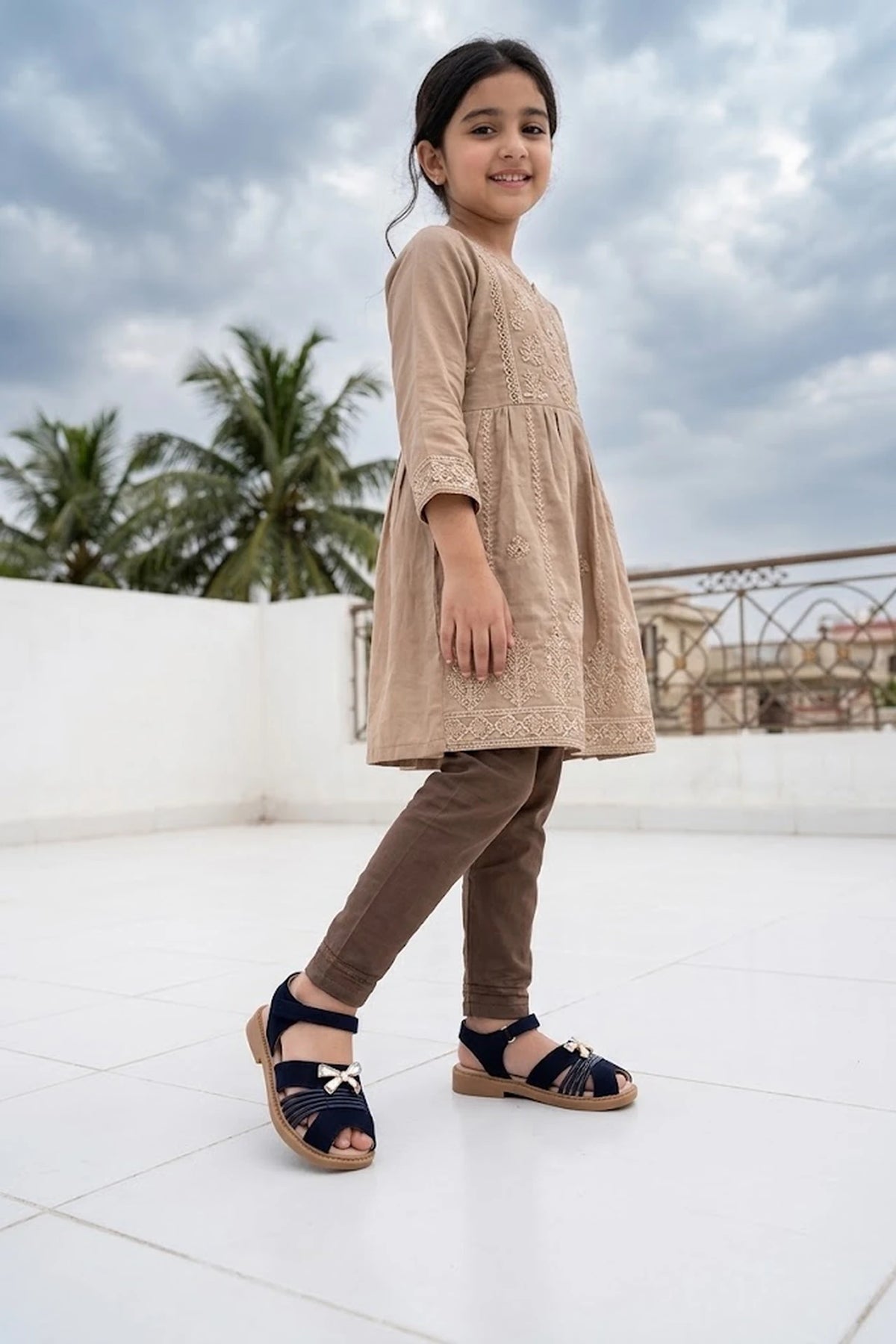 Girl Fancy Sandal Blue 0721214