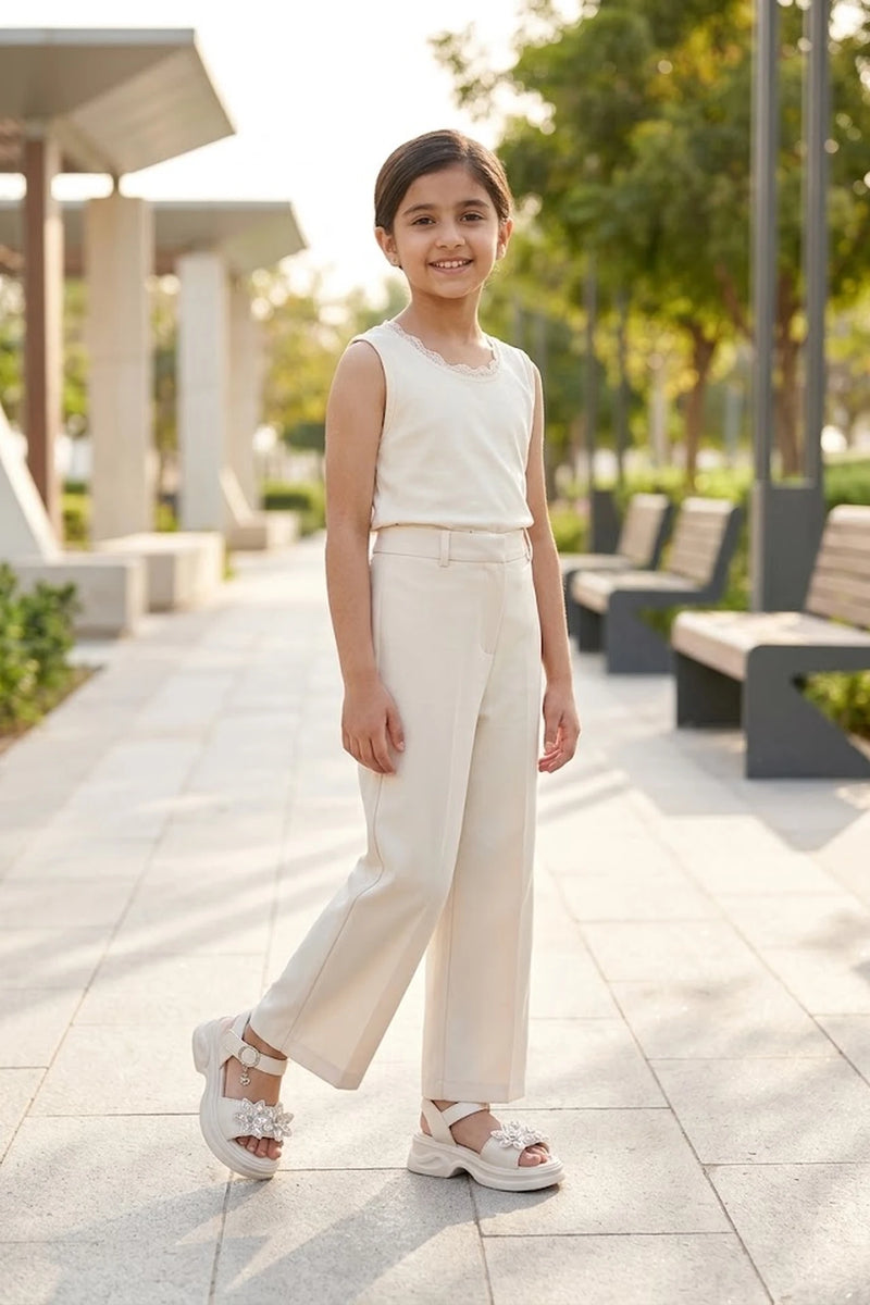 Girl Fancy Sandal Fawn 0721335