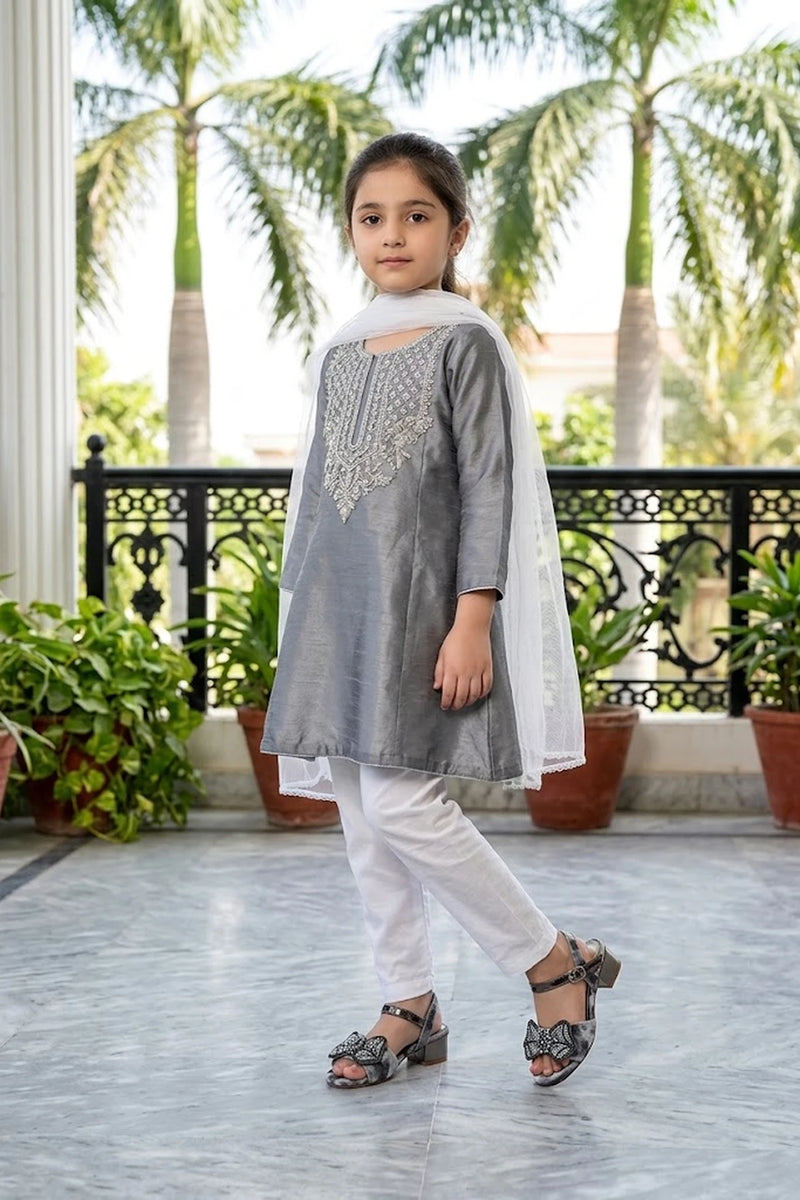 Girl Fancy Sandal Gray 0721253