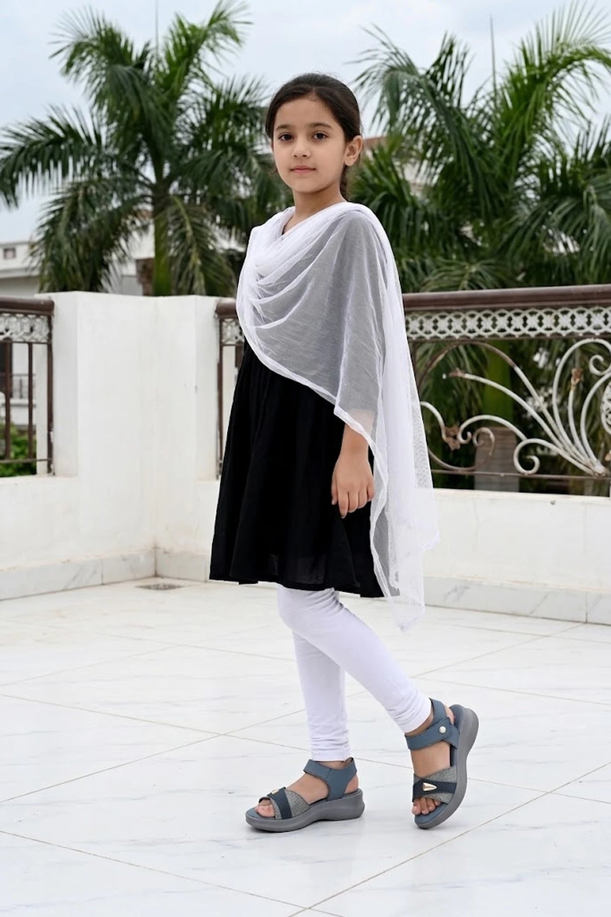 Girl Fancy Sandal Gray 0721257