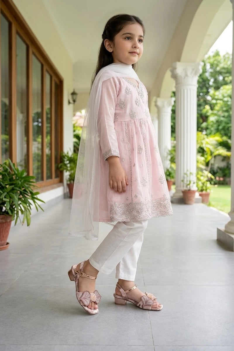 Girl Fancy Sandal Peach 0721253