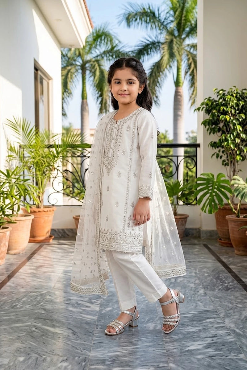 Girl Fancy Sandal Silver 0721240