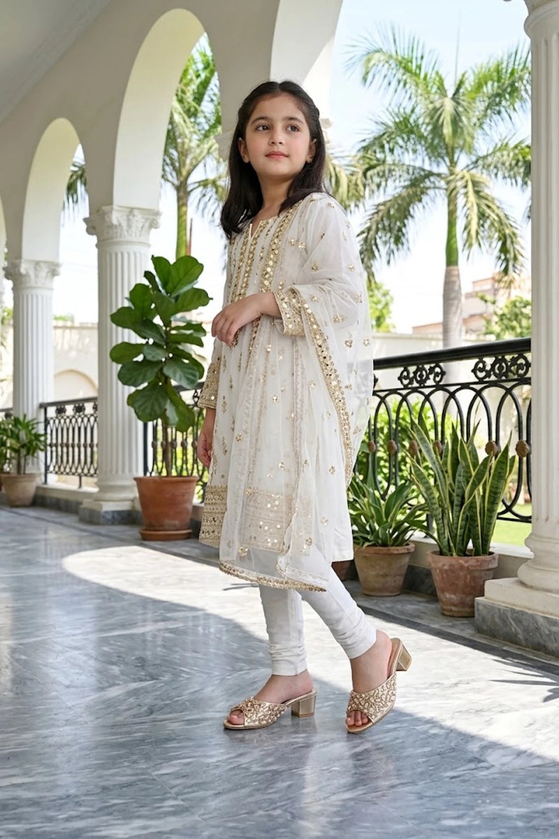 Girl Fancy Slipper Golden 0730398