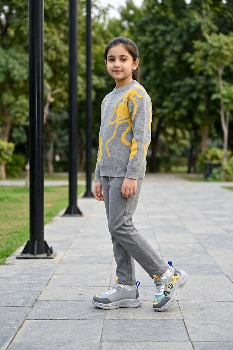 Girl Jogger Shoes Gray 0750592