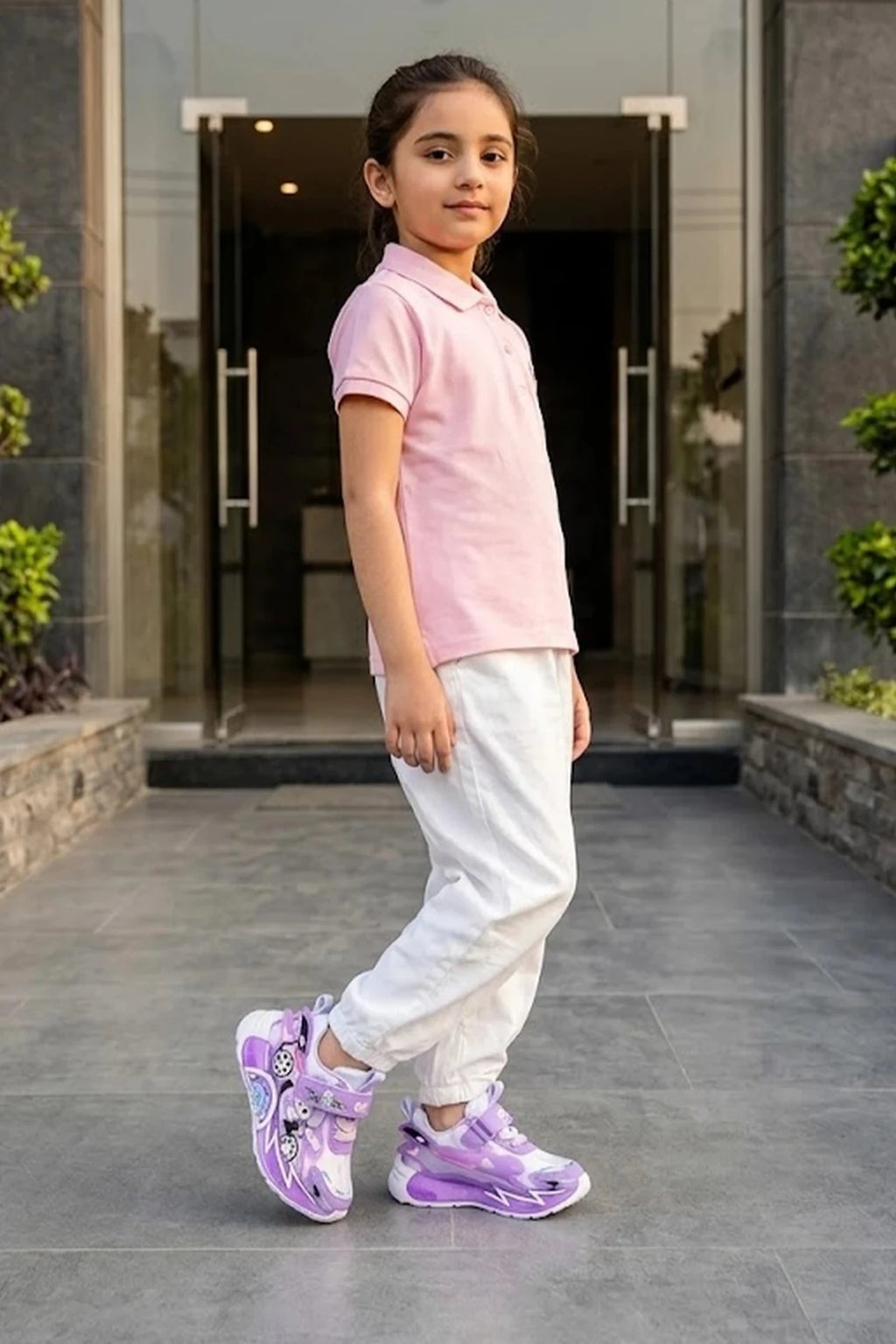 Girl Jogger Shoes Purple 0750423
