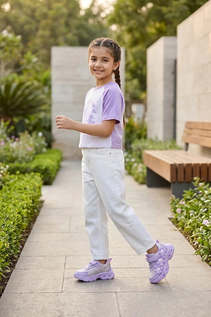 Girl Jogger Shoes Purple 0750584