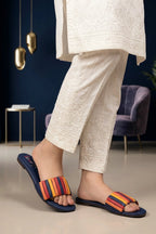 Gleam Blue Casual Flats 0411500