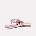 Gold Fancy Slippers for Women