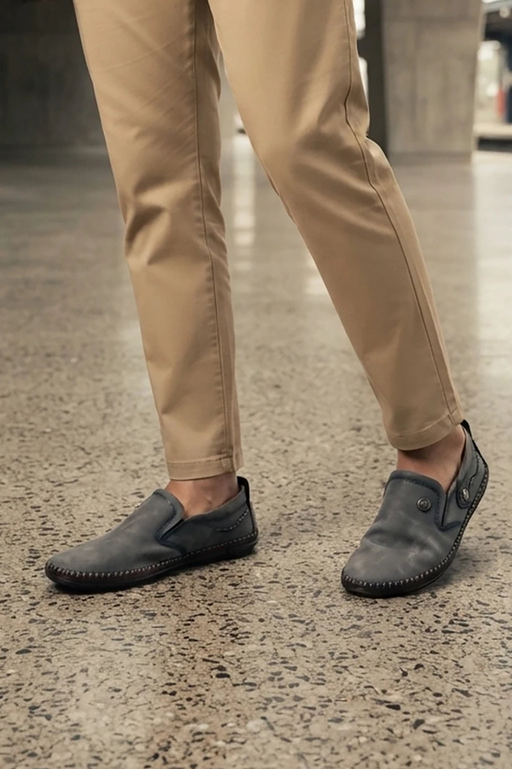 Gray Casual Shoes 0160511