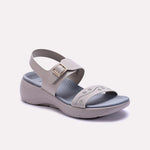 Gray Casual Sandals 0421541